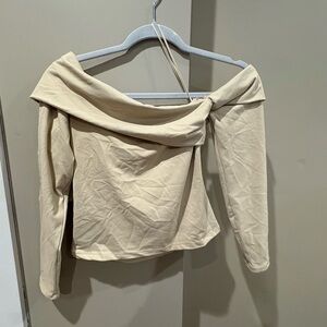Abercrombie & Fitch Soft Cream Top